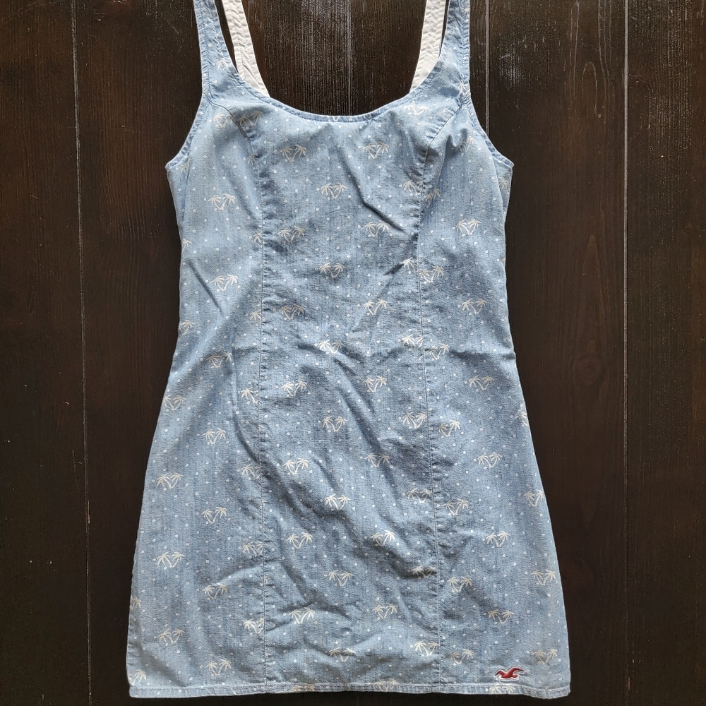 Hollister fitted denim dress sz 5